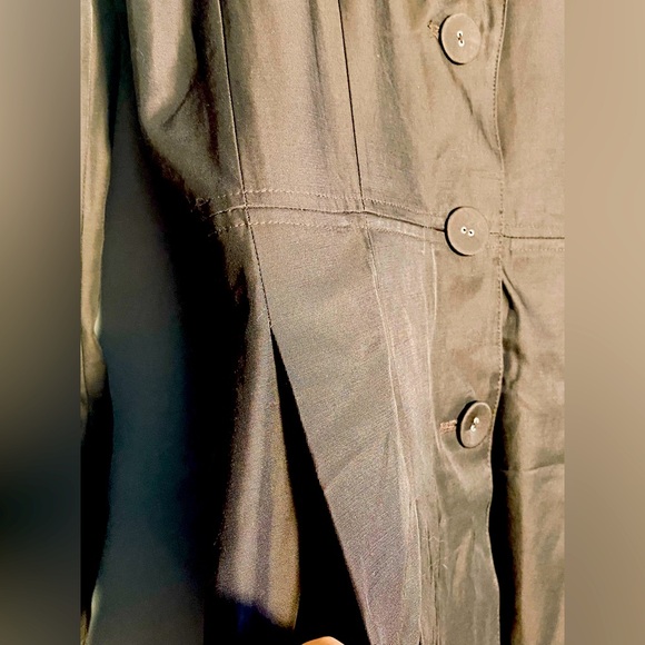 Super Nice Weatherproof Garment Company Chocolate Brown Swing Trench Coat, Small - Picture 7 of 12